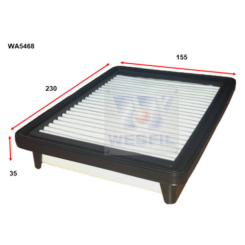 Wesfil Cooper Air Filter Wa5468 A1925