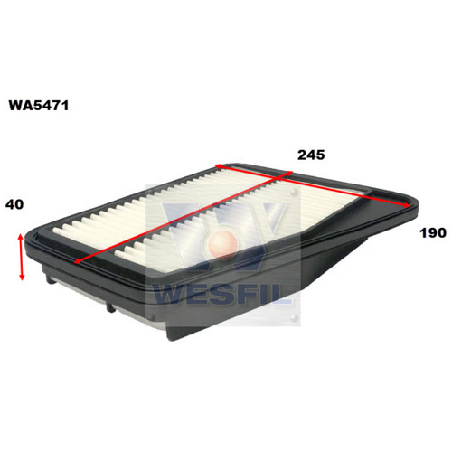 Wesfil Cooper Air Filter Wa5471 A1995