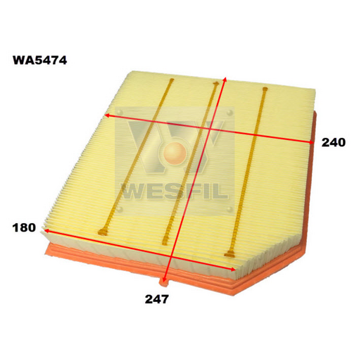 Wesfil Cooper Air Filter Wa5474 A1991
