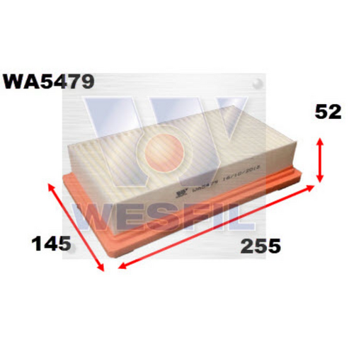 Wesfil Cooper Air Filter Wa5479 A1964
