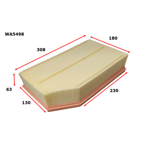 Wesfil Cooper Air Filter Wa5498 A2060