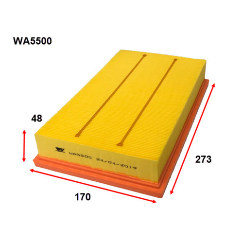 Wesfil Cooper Air Filter Wa5500 A2000
