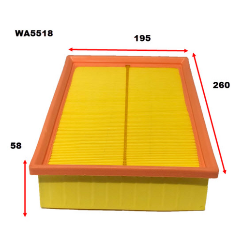 Wesfil Cooper Air Filter Wa5518 A1961