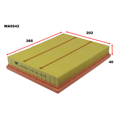 Wesfil Cooper Air Filter Wa5542 A2045
