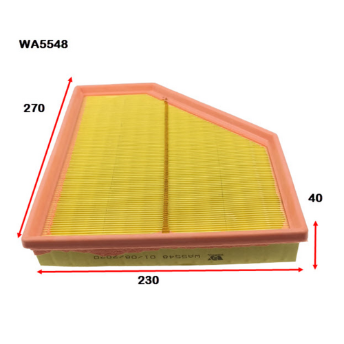 Wesfil Cooper Air Filter Wa5548 A2038