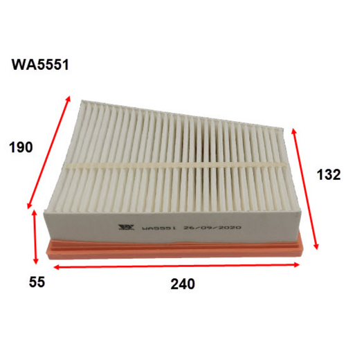Wesfil Cooper Air Filter - Wa5551