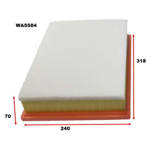 Wesfil Cooper Air Filter Wa5584 A2062