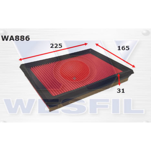 Wesfil Cooper Air Filter Wa886 A1266