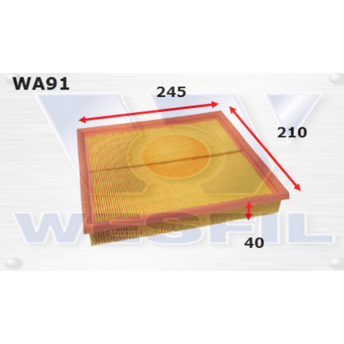 Wesfil Cooper Air Filter Wa918 A1300
