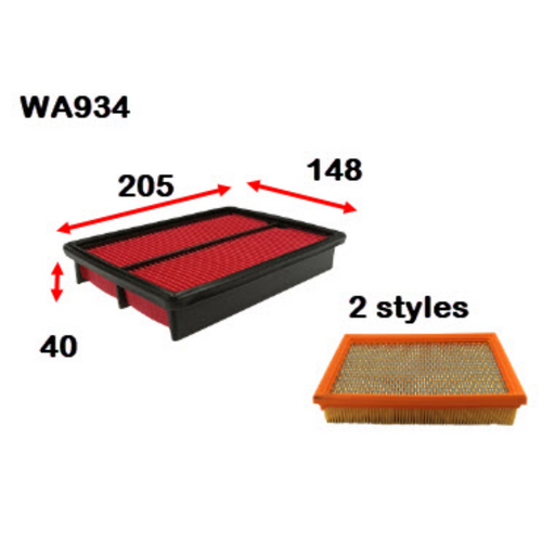 Wesfil Cooper Air Filter Wa934 A1272