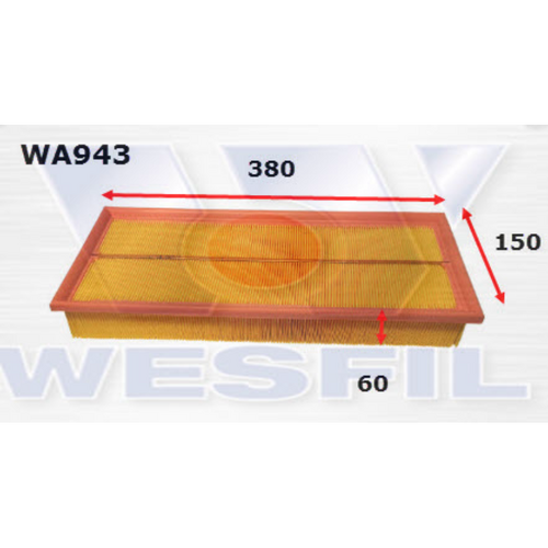 Wesfil Cooper Air Filter Wa943 A495