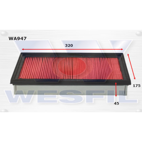 Wesfil Cooper Air Filter A1219 WA947