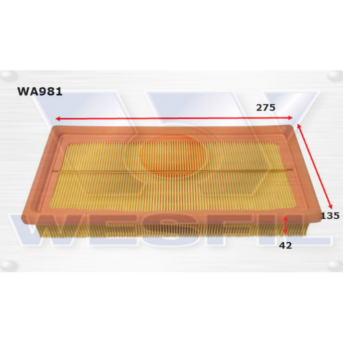 Wesfil Cooper Air Filter Wa981 A1409/1435