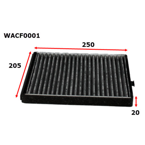 Wesfil Cooper Cabin Filter Wacf0001 Rca202P/Rca204P