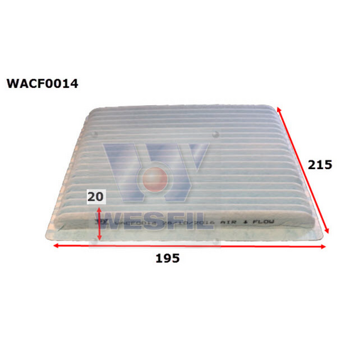 Wesfil Cooper Cabin Filter Wacf0014 Rca140P