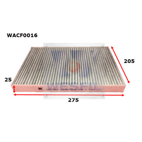 Wesfil Cooper Cabin Filter Wacf0016 Rca103P