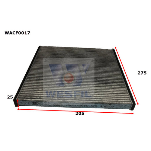 Wesfil Cooper Cabin Filter WACF0017 Rca152C