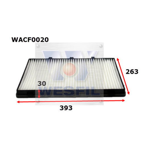 Wesfil Cooper Cabin Filter WACF0020