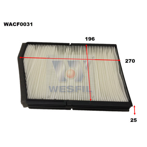 Wesfil Cooper Cabin Filter WACF0031