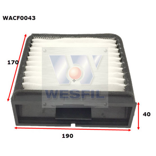 Wesfil Cooper Cabin Filter Wacf0043
