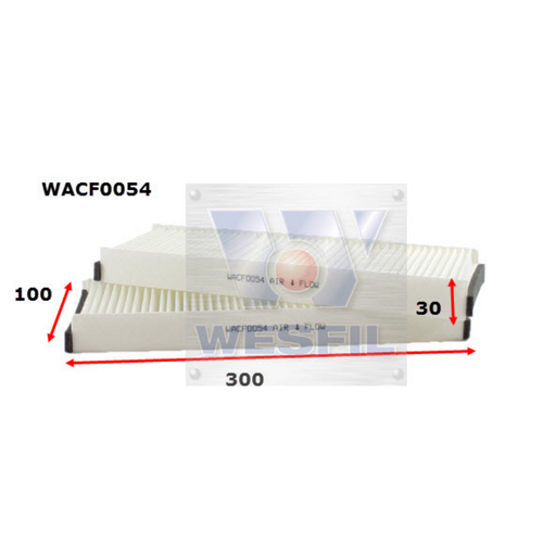 Wesfil Cooper Cabin Filter Wacf0054 Rca186P