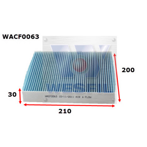 Wesfil Cooper Cabin Filter WACF0063