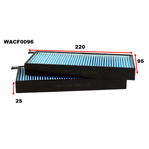 Wesfil Cooper Cabin Filter WACF0096 Rca302p