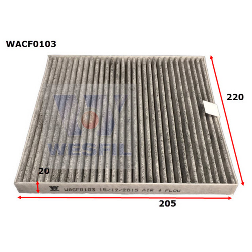 Wesfil Cooper Cabin Filter WACF0103 Rca288p
