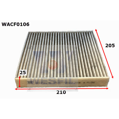 Wesfil Cooper Cabin Filter Wacf0106 Rca251P