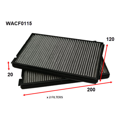Wesfil Cooper Cabin Filter WACF0115 Rca277p