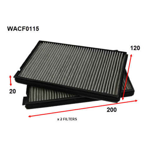 Wesfil Cooper Cabin Filter Wacf0115 Rca277P