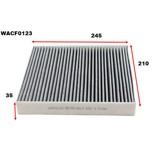 Wesfil Cooper Cabin Filter WACF0123 Rca181p