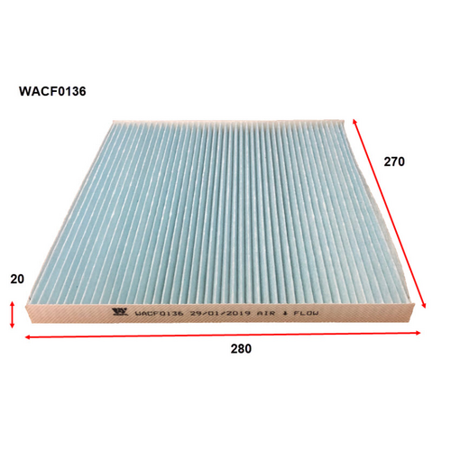 Wesfil Cooper Cabin Filter WACF0136 Rca228p