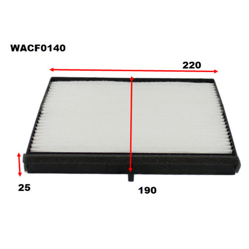Wesfil Cooper Cabin Filter WACF0140 Rca199p