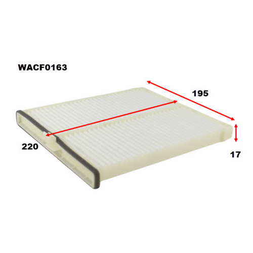 Wesfil Cooper Cabin Filter WACF0163 Rca275p