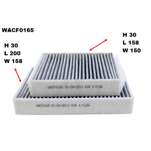 Wesfil Cooper Cabin Filter WACF0165 Rca213c