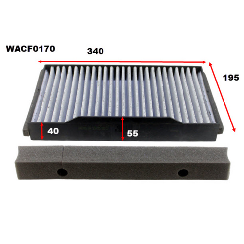 Wesfil Cooper Cabin Filter WACF0170 Rca218c