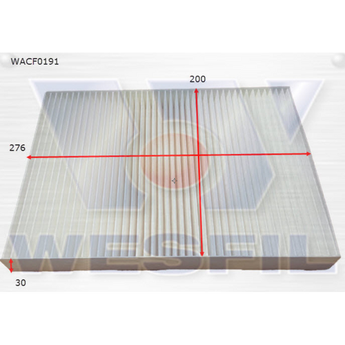 Wesfil Cooper Cabin Filter Rca322P WACF0191