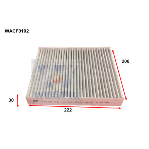 Wesfil Cooper Cabin Filter Wacf0192