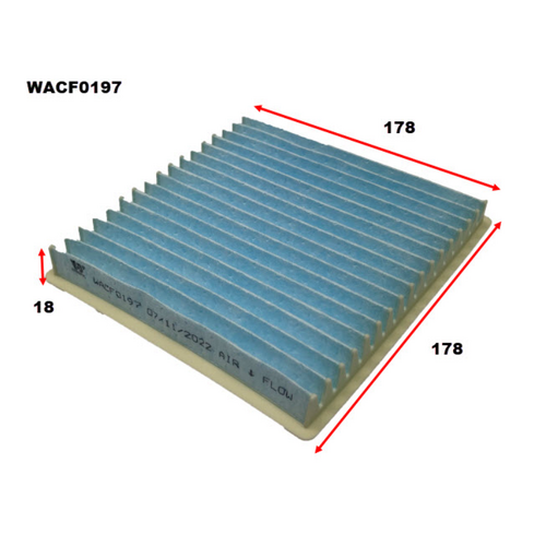 Wesfil Cooper Cabin Filter Rca321P WACF0197