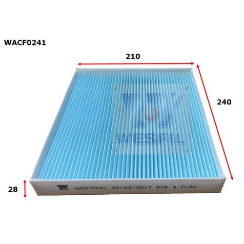 Wesfil Cooper Cabin Filter WACF0241 RCA381P