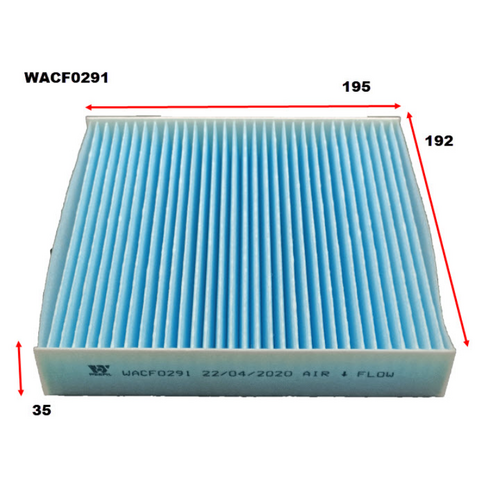 Wesfil Cooper Cabin Filter WACF0291 RCA435M