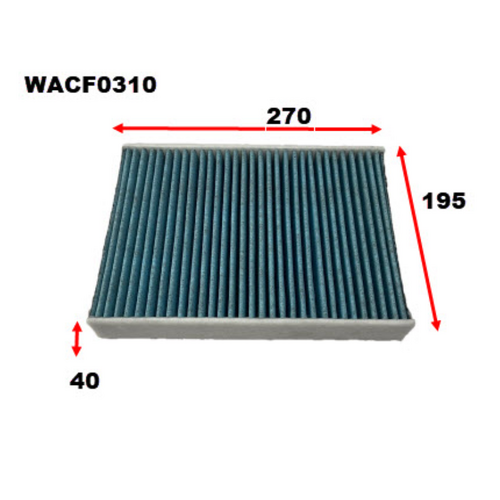 Wesfil Cooper Cabin Filter Wacf0310 Rca422P