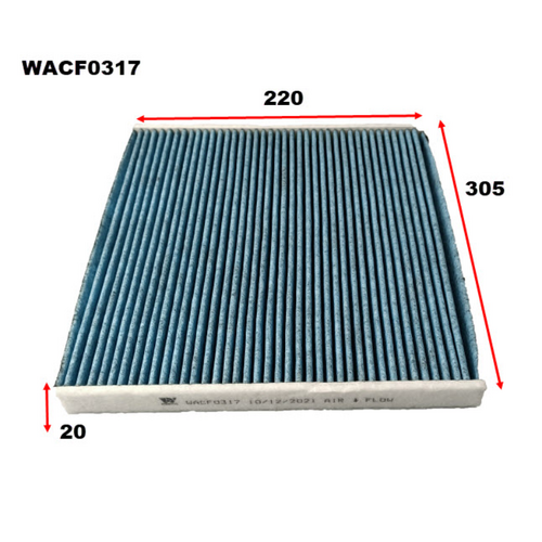 WESFIL COOPER Cabin Filter Wacf0317