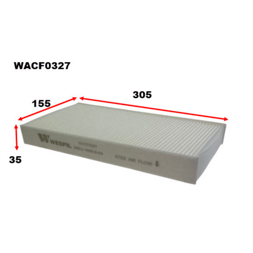 Wesfil Cooper Cabin Filter WACF0327