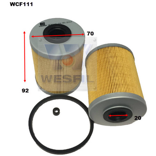 Wesfil Cooper Diesel Fuel Filter Wcf111 R2628P