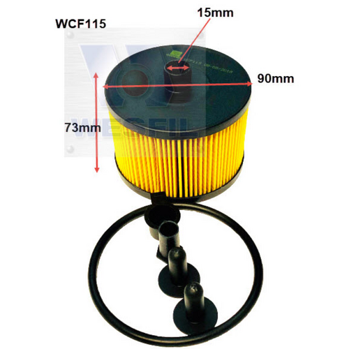 Wesfil Cooper Diesel Fuel Filter Wcf115 R2641P