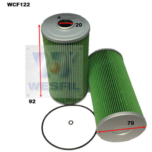 Wesfil Cooper Diesel Fuel Filter Wcf122 R2692P