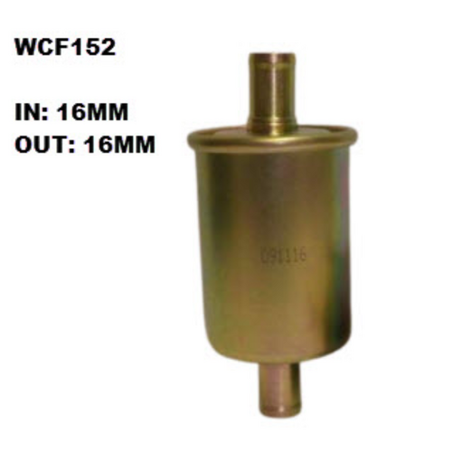 Wesfil Cooper Efi Fuel Filter Wcf152 Z200 - 16Mm Pipes