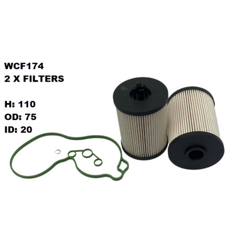 Wesfil Cooper Diesel Fuel Filter Wcf174 R2653P